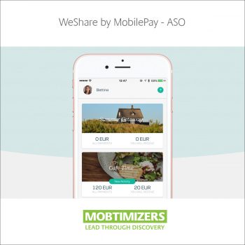 WeShare by MobilePay, Video Trailer and App Store Optimization client. Mobile Strategy and guidance.